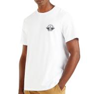 T-shirt Blanc Homme Dockers Graphic Neutrals pas cher