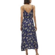 Robe Marine/Jaune à Motifs Femme Vero Moda Easy Joy vue 2