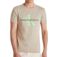 T-shirt Beige Homme Calvin Klein Two Tone