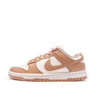 Baskets Rose/Blanche Femme Nike Dunk Low pas cher