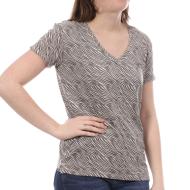 T-shirt Gris/Blanc Femme Lee Cooper Odla