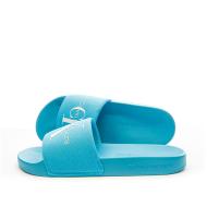 Claquettes Bleu Femme Calvin Klein Jeans Slide Monogram pas cher