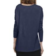 Pull en Maille Marine Femme Only Lamalia vue 2