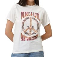 T-shirt Blanc Femme Pepe jeans Cala pas cher