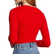 Pull Rouge Femme Morgan BANBI vue 2