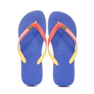 Tongs Bleu/Jaune Homme Havaianas Brasil Mix vue 3