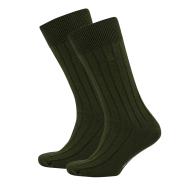 x1 Paire de Chaussettes Vert Homme SUPERDRY Core Rib Sock