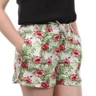 Short Blanc Fleurs Femme Vero Moda Easy