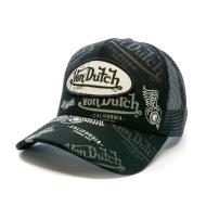 Casquette Noir Homme Von Dutch Grafitti pas cher