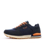 Baskets Marine/Orange Homme Teddy Smith Yellow pas cher