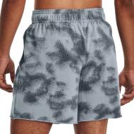 Short Gris/Bleu Homme Under Armour Rival Terry vue 2