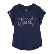 T-shirt Marine Fille Teddy Smith Tobalu