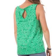 Débardeur Imprimé Vert Femme Vero Moda Easy vue 2