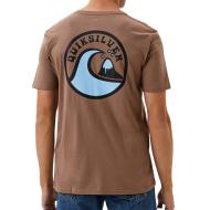 T-shirt Marron Homme Quiksilver 2 Injection vue 2