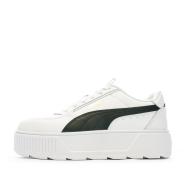 Baskets Blanches/Noires Femme Puma Karmen 02 pas cher