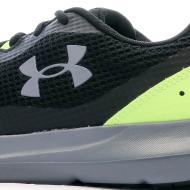 Chaussures de sport Noires/Jaune Homme Under Armour Surge 3 vue 7