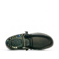 Chaussures Noir Homme Hey Dude Wally Stretch Canvas vue 4