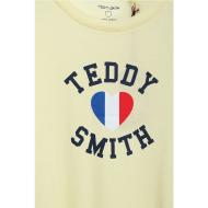 T-shirt jaune fille Teddy Smith Twelvo vue 2