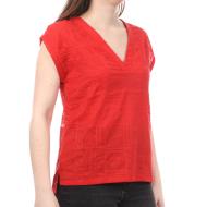 T-shirt Rouge Femme Teddy Smith Tildo pas cher