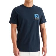 T-shirt Marine/Bleu Homme Dockers Graphic pas cher