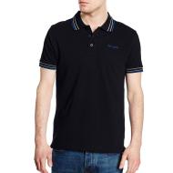 Polo noir homme Teddy Smith Pasian