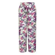 Pantalon Blanc/Vert/Rose Femme Only Nova Life Palazzo vue 2