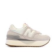 Baskets Compensé Beige Femme New Balance 574 vue 2