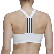 Brassière Blanche Femme Adidas HC5377 vue 2