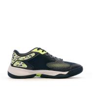 Chaussures de Padel Noire/Jaune Homme Puma Solarcourt vue 2