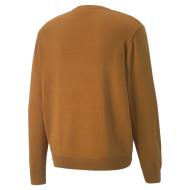 Pull Orange Homme Puma Players Lounge vue 2