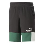 Short Noir/Vert Homme Puma Ess Block pas cher