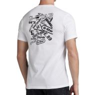 T-shirt Blanc Homme G-Star Rew Back vue 2