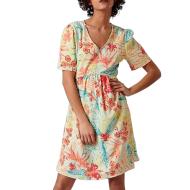 Robe Verte Fleurie Femme Kaporal CADILE pas cher