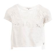 T-shirt Blanc Fille Teddy Smith Tulco pas cher