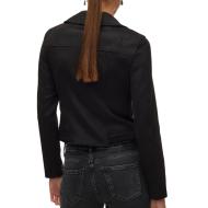 Veste Noire Femme Vero Moda Biker vue 2