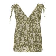 Blouse Beige/Vert Femme Only Nova Life vue 2