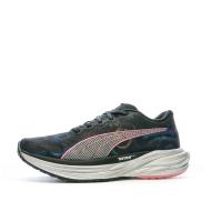 Chaussures de Running Noire/Mauve Femme Puma Deviate Nitro 2 pas cher