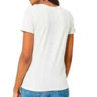 T-shirt Blanc Femme Kaporal Jay vue 2