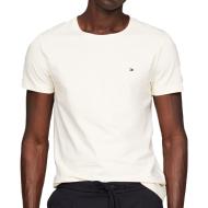 T-shirt Ecru Homme Tommy Hilfiger Slub pas cher