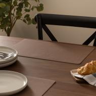 Set Table Marron Atmosphera 45x30 Axel vue 2