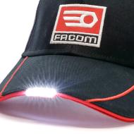 Casquette avec Led Noir Homme Facom WORK1 vue 4