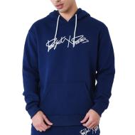 Sweat à Capuche Bleu Foncé Homme Project X Paris Basic Full Logo pas cher