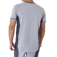 T-shirt Gris Homme Project X Paris Bicolore vue 2