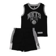 BROOKLYN NETS Ensemble de basket Noir Garçon NBA Zone Defense