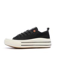 Baskets Basses Noires Femme Refresh Lona