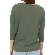 T-Shirt Vert Femme Vero Moda Carla vue 2