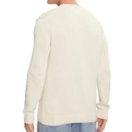 Pull en Maille Blanc Homme Tommy Hilfiger Slim vue 2