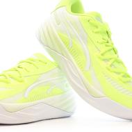 Chaussures de basket Jaune Homme Puma All-pro Nitro vue 7