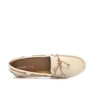 Mocassins Beige Femme Geox Leelyan vue 4