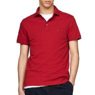 Polo Rouge Vif Homme Tommy Hilfiger 1985 Regular